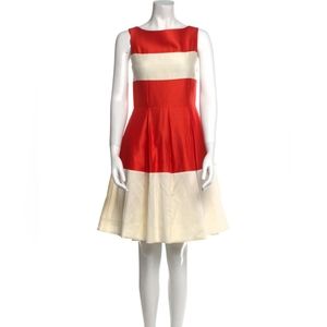 Kate Spade Gayle Striped Formal A-Line Dress Size 8